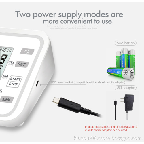 Kiuzou hot sale arm automatic electronic digital talking blood pressure monitor-254A English voice